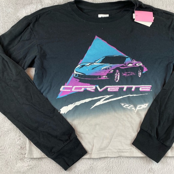 (5/$25) NEW Target GM Cropped Corvette Graphic Lon - Picture 3 of 6